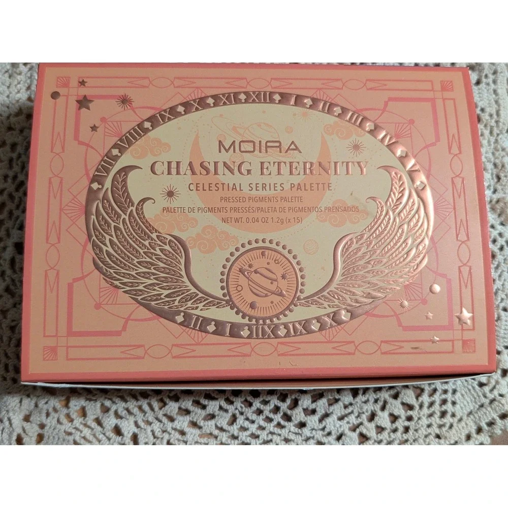 NIB Moira Chasing Eternity Celestial Series Palette 15 Pressed Pigments
